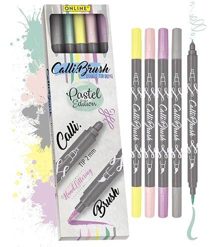 LEBENSKOMPASS Handlettering Starter Set mit Stiften und Buch für LEBENSKOMPASS Handlettering Starter Set mit Stiften und Buch für