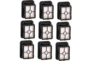 BRUVISH (9 Stück) Ersatz-HEPA-Filter, kompatibel mit Bissell Crosswave 1785 1866 2306 2551 2554 2590 2593 2596 CrossWave Cordless Max All-in-One Nass-Trockensauger, im Vergleich zu Teilenummer 1608684