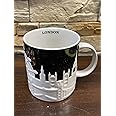 STARBUCKS London Mug with Relief Design Height 10.5 cm Diameter 9.3 cm Stoneware Dishwasher and Microwave Safe