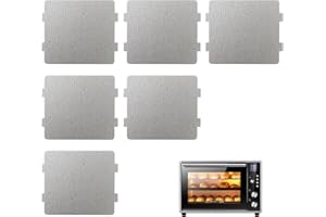 RAYKCE 6PCS Plaque Mica Micro Ondes, 119 * 100mm Plaque en mica pour réparation micro-ondes Plaque Mica Universelle Plaque de mica de Four à Micro-Ondes Plaque à Micro-ondes de Remplacement