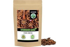 ‎ALPI NATURE Alpi Nature Sternanis ganz 250g, Sternanis Kapseln ganz zum Kochen und Glühwein