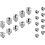 Poppstar PC Schrauben Set (für M.2 SSD/NVMe Montage auf ASUS und ASROCK Motherboard - Mainboard), 10 Computer Schrauben, 10 M