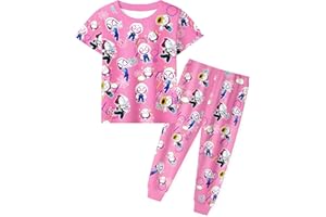 BERHANGO Ghost Spider Pyjamas Spidey Gwen Nighties Cartoon Spiderverse Pjs Set Sleepwear 2-10 Years