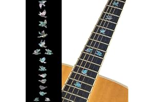 Inlaystickers - Marcador de posición de diapasón para guitarras y bajos, mezcla de palomas y abulones