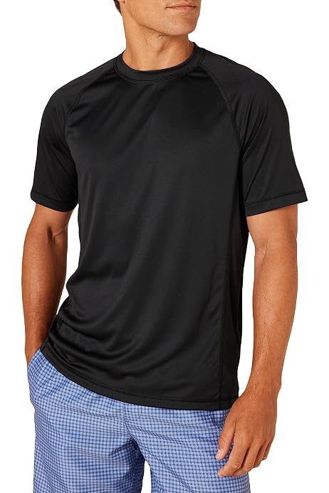 T-shirt Anti-UV TIZAX Manches Courtes UPF 50+ - Rashguard Sport Séchage Rapide