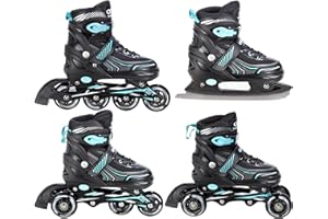 ‎CROXER CROXER 4in1 Inlineskates/Triskates/Rollschuhe/Schlittschuhe Optima