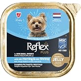 Reflex Plus Chunks in Jelly Ringa Balıklı ve Karidesli Mini ve K&uuml;&ccedil;&uuml;k Irklar Yetişkin K&ouml;pek Maması 85 Gr