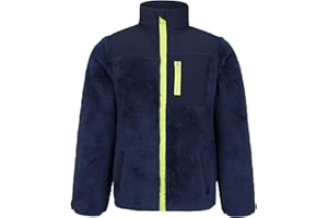 Mountain Warehouse Polaire recyclée Confortable pour Enfant - Sweat-Shirt décontracté Chaud, léger - avec Poches Avant - Idéal pour Le Camping et l'extérieur