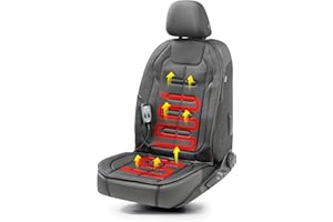 ‎WALSER Walser Premium Auto Sitzauflage, 1 Stück Auto Sitzauflagen für den Winter, Angenehme Sitzauflage Autovordersitze, Autositzauflage Sitzlehne/Sitzfläche Auflage, Sitzschoner PKW