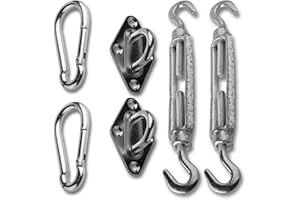 CelinaSun Accesorios para toldos Set Herramienta de Montaje de Parasoles Cuadrados de Acero Galvanizado