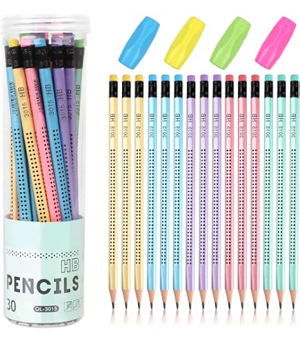 20 Süße Bleistifte Mit Kuh-Motiv – Inkl. Radiergummi, 18,8 Cm Lang, Ideal Für Schule & Büro