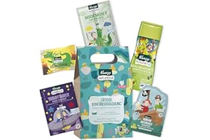Kneipp Naturkind Grande surprise de bain Edition Pirate & Dragon Chevalier - Coffret cadeau pour enfants avec 5 produits - 2 bains magiques, bains pétillants, bain moussant, shampooing et douche