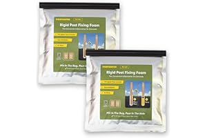 Postsaver Pro-Set Post Fixing Foam | Quick and Easy Foam Concrete | Handy Alternative to Traditional Concrete | Fence Post Foam | For All Types of Posts | 1 Pack = 40Kg Fence Concrete | Pack of 1 (2)