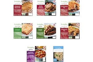 Nation's Favourites Variety Box - Parsley Box Microwavable Long-Life Cupboard-Store Ready Meals (7 Meals)