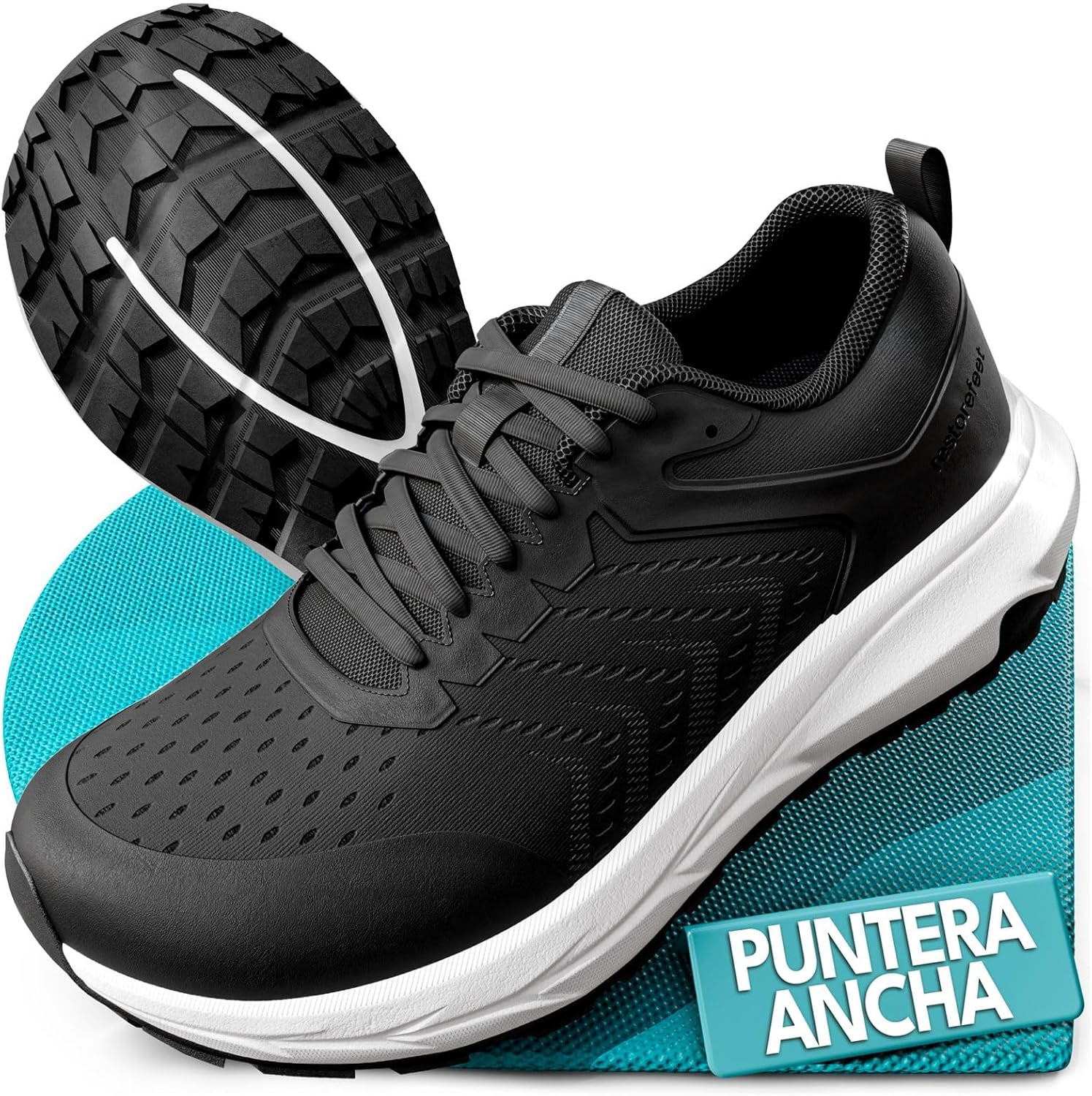 RestoreFeet Zapatillas Puntera Ancha | Hombre y Mujer Transición al Barefoot | Ideales para el Deporte