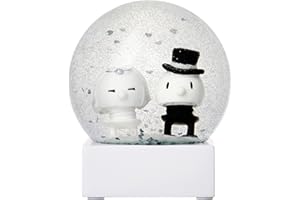 ‎HOPTIMIST Hoptimist Wedding Couple Glitter Globe 10 x 10 x 11,7 cm White
