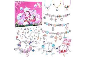Shrubz Kit para Hacer Pulseras Niñas, Juego de Pulseras de Abalorios Regalo Original Niñas, Kits para hacer bisutería, Juguetes Niñas Regalo Niña Kit Manualidades, Regalos para Niñas de 5-12 años