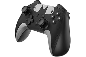 MINIBIRD Pop Top - The Signal Controlador inalámbrico Bluetooth para Nintendo Switch - 16 horas de autonomía - Mando compacto y compatible para Switch/Switch Lite/Switch Pro - Negro y gris