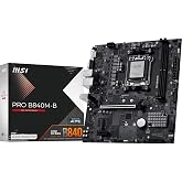 MSI PRO B840M-B AM5 DDR5 8000MHZ(OC) HDMI,VGA,2X M.2 USB 5 GBS 2.5G LAN MATX
