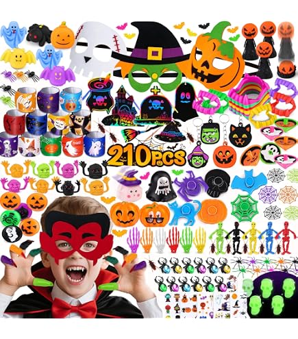 Lot De 78 Cadeaux D'Halloween Pour Enfants - Bracelets, Sacs, Autocollants, Accessoires Doigts
