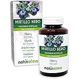 Mirtillo nero (Vaccinium myrtillus) foglie e frutti NATURALMA | 150 g | 300 compresse da 500 mg | Integratore alimentare | Na