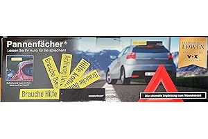DS18 Pannenfächer für Autofahrer 5 Schilder