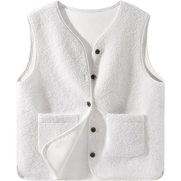 Gilet En Fourrure Femme Gilet En Polaire Gilet En Peluche Fourrure