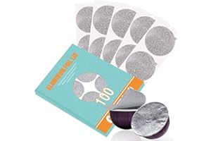 CAPMESSO Coperchi in fogli di alluminio per riutilizzare Capsule Vertuoline Capsule caffè compatibili con macchina Nespresso VertuoLine 64 mm (100 / confezione) (100)