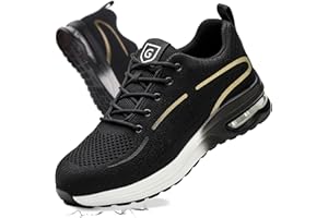 YEKOYIOO Sicherheitsschuhe Herren Damen Arbeitsschuhe mit Stahlkappe Sneaker Schutzschuhe