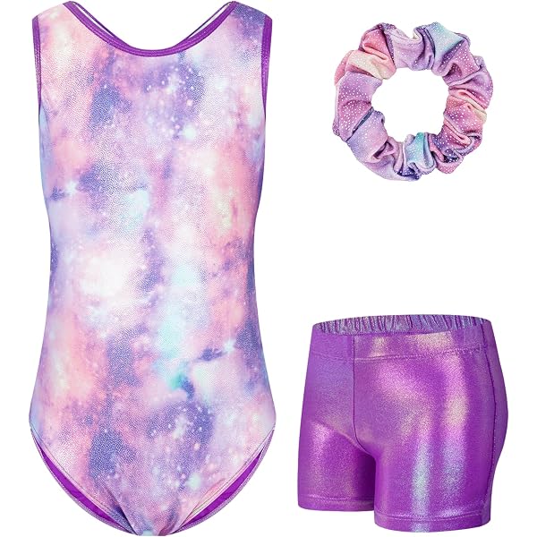 Justaucorps Gymnastique Fille Avec Jupe Et Bandeau - Strass - 3 Pièces (5-12 Ans) - 10