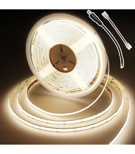 COB LED-Streifen 4000K, 24V, Dimmbar, CRI 95+ – Hochwertig, UL-zertifiziert Für Akzent- & Umgebungsbeleuchtung