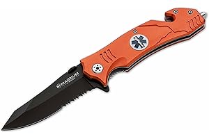 Böker Meżczyźni Magnum 01LL472 Nóż, Pomarańczowy, 3/8"