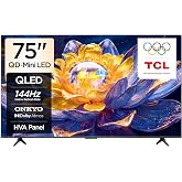 TCL 75 in&ccedil; Akıllı TV 75Q6C 4K QD-Mini LED Renkli Quantum Crystal HDR10+ Oyun Google TV, 144Hz Doğal Yenileme Hızı, ONKYO 2.1 