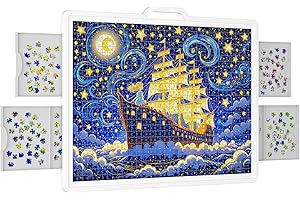 ‎LIFEWIT Lifewit 1500-elementowy stół logiczny, 89 x 68,5 cm, z 4 szufladami i pokrywą, plastikowa taca na puzzle obracana o 360°, duże puzzle dla dorosłych