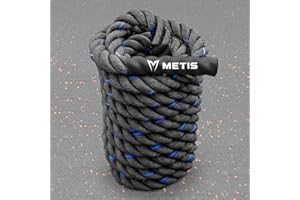 FORZA Corde de Bataille – Corde Ondulatoire pour Musculation, Formation & Fitness [9m, 12m, 15m – 38mm/50mm]