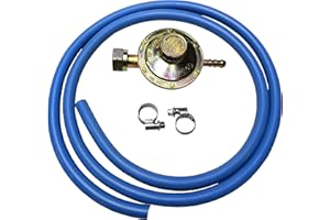 PUNTOCASASTORE REGOLATORE Bassa Pressione CUCINE BARBECUE GAS + 2 MT Tubo GPL + 2 Fascette