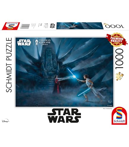 Buy Thomas Kinkade Star Wars Mandalorian 4-in-1 Jigsaw Puzzle, 500pc - Australia