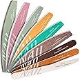 CGBE 9 Pezzi Lime Unghie Professionali Doppia Faccia, Lime Lavabile per Unghie in Gel e Unghie Acriliche, Unghie Naturali, Me
