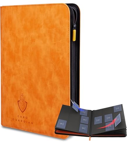 Card Guardian - 9 Pocket Premium Binder with Zipper for 360 cards