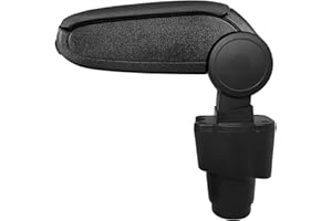 LP Trade Accoudoir Central pour Zoe Phase 2 | Accessoire Console de Rangement et Repose-bras avec Compartiment Organiseur | Pièce Détachée d'Intérieur de Voiture | Tissu Noir