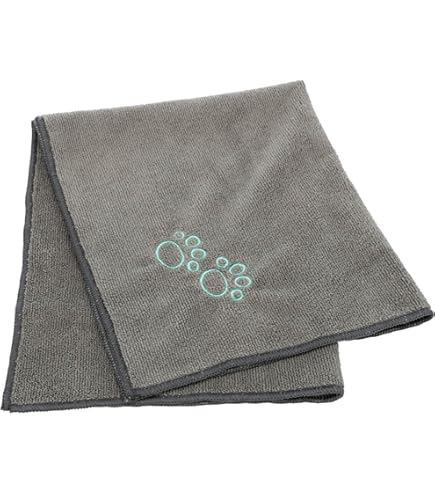 ZHYUAN 4 stuks 75 * 35cm Droogdoek voor honden, sneldrogende huisdierhanddoeken, sneldrogende huisdier microvezel handdoeken, extra absorberende hondenhanddoek, hondenhanddoek extra absorberend