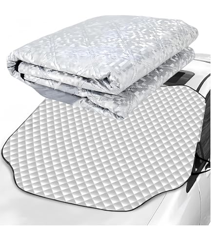 Couverture Pare-Brise Hiver - Protection Anti-Givre, Neige Et UV - 160x115cm Universelle Pour Voitures/SUV