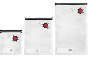 ZWILLING Fresh & Save Set di sacchetti sottovuoto, sacchetti salvafreschezza con chiusura a cerniera, set da 10 pezzi