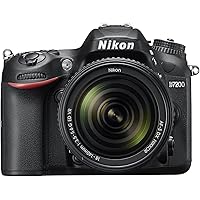 Nikon D7200 24.2 MP Digital SLR Camera (Black) with AF-S 18-140mm VR Kit Lens and 16GB Card, Camera Bag