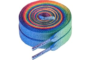 LARGERED Lacci Scarpe,Stringhe Scarpe per Sportive Casual Sneakers,Lacci per Uomo e Donna,Lacci per Scarpe Piatti 8mm Larghe,Lacci per scarpe piatte spesse per scarpe da ginnastica(75cm-180cm)