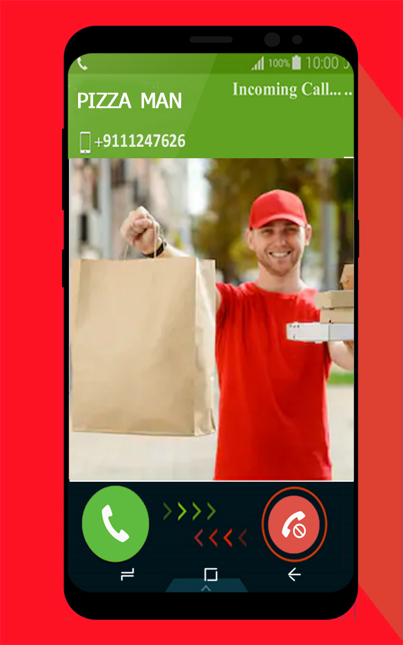 Scary Pizza Man Fake Call Prank Call Game Free Pizza Man Calling Prank Gag Fake Phone Call Id From Pizza Delivery Man Pizza Guy Fake Call Simulator Prank