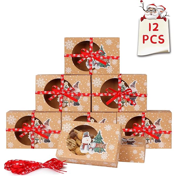 PARSUP 48 Dankeschön-Geschenkboxen Für Krankenschwestern – 16x16x9 Cm, Bedruckt, Für Kekse & Süßigkeiten
