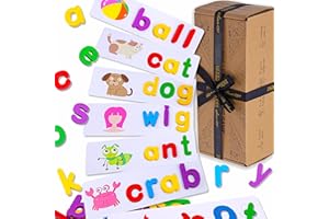 Jaques of London Phonics Games and Spelling Games | Educational Toys for 4 Year Olds | Learning Toys for 3 Year Olds | Ideal for Developing Phonics Skills for 4 Year Olds