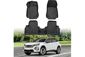 ECOZEN Tappetino per Peugeot 2008 2020-2025, pieghevole Tappetino in gomma antiscivolo, materiale TPE 3D, accessorio per Peugeot 2008, 2020-2025 Versione carburante