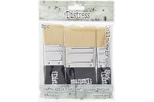 TIM HOLTZ Unbekannt Ranger THoltz Brushes 3pc Distress Collage-Pinsel, 3er-Pack, 1 Each of 3/4", 1-1/4" & 1-3/4", 3 Stück